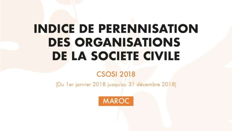 مؤشر الاستدامة لمنظمات المجتمع المدني المغربية (CSOSI) 2018